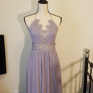 Lavender maxi dress
